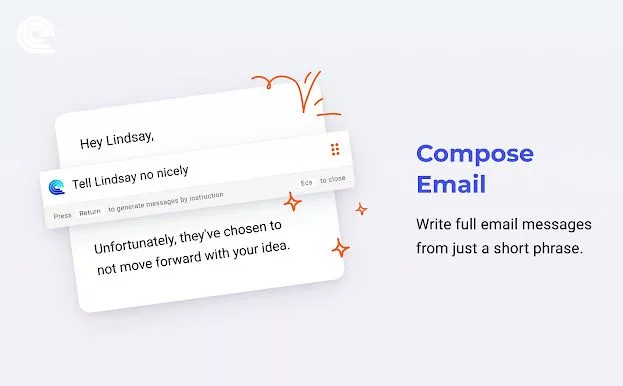 compose emails using Compose AI Chrome extension