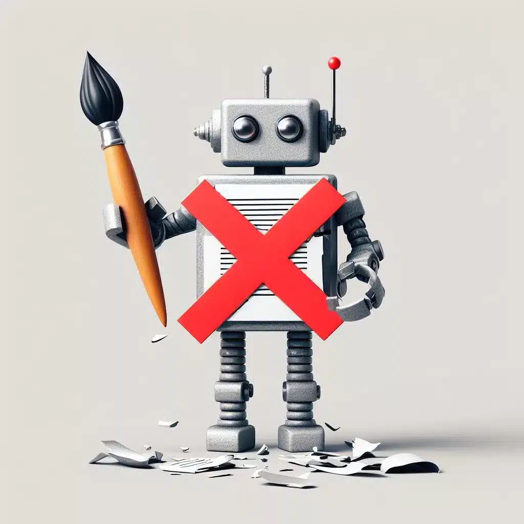 examples where AI has failed or caused issues in creative fields