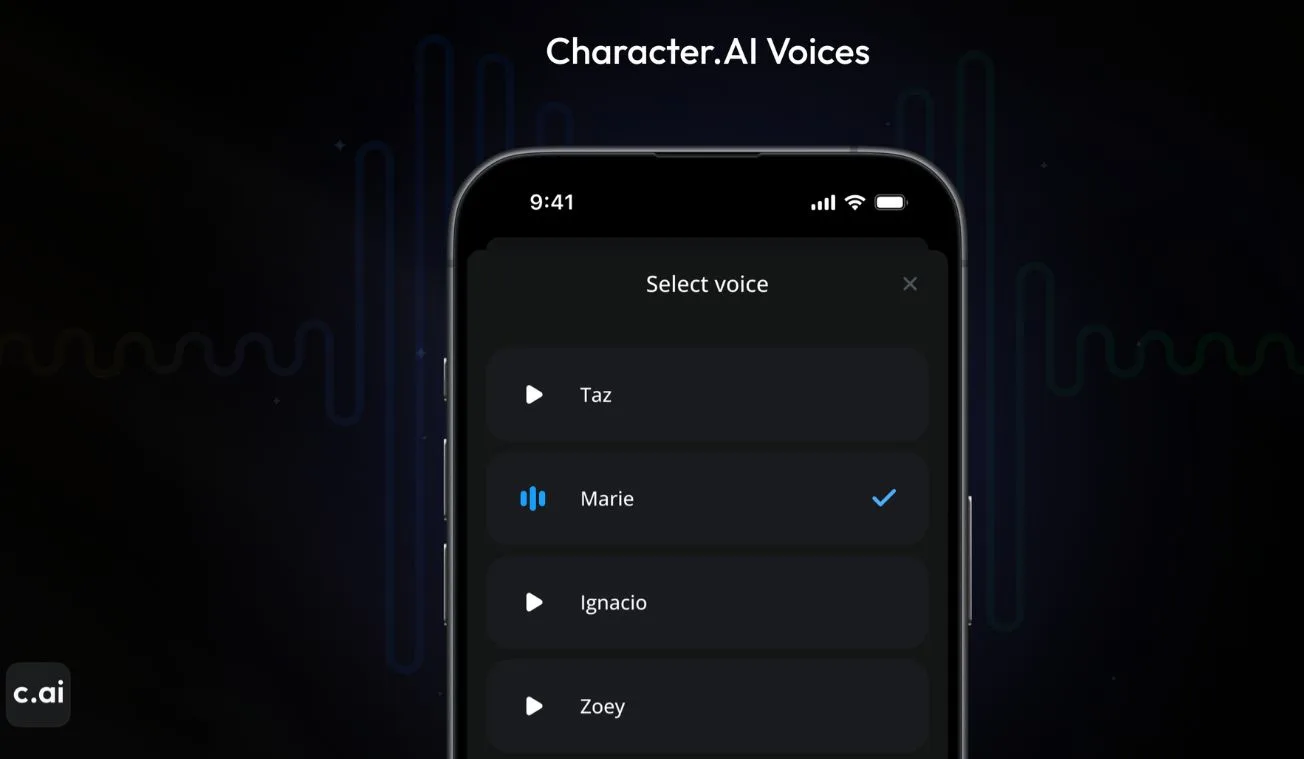 Character AI voice