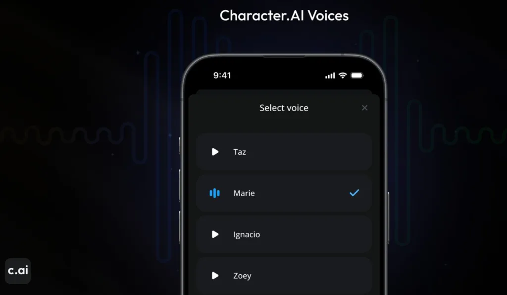 Character AI voice not working